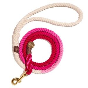 Found my Animal Hand Dyed Rope Leash Ombre Pink White Dog Leash